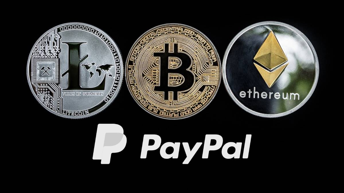 PayPal permite pagos con criptomonedas como Bitcoin, Bitcoin Cash, Litecoin y Ethereum