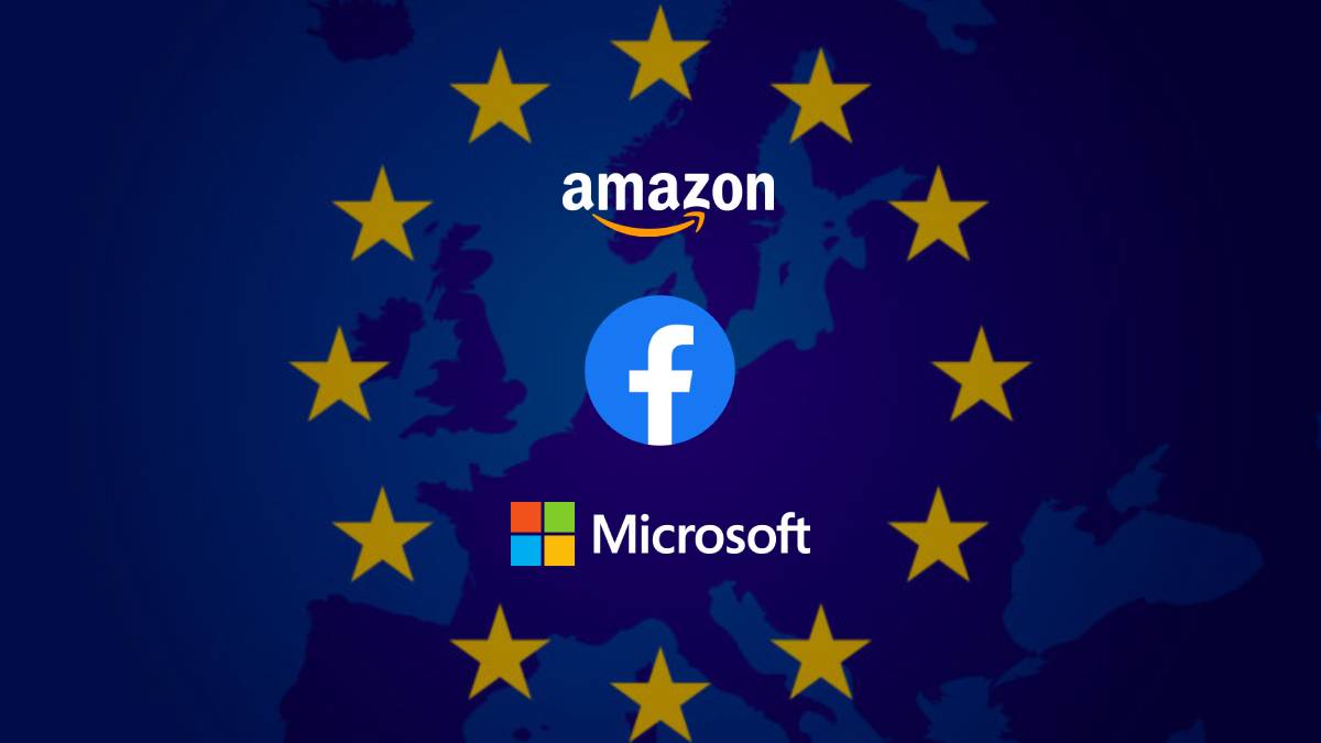 Amazon, Facebook y Microsoft bajo investigación de la UE