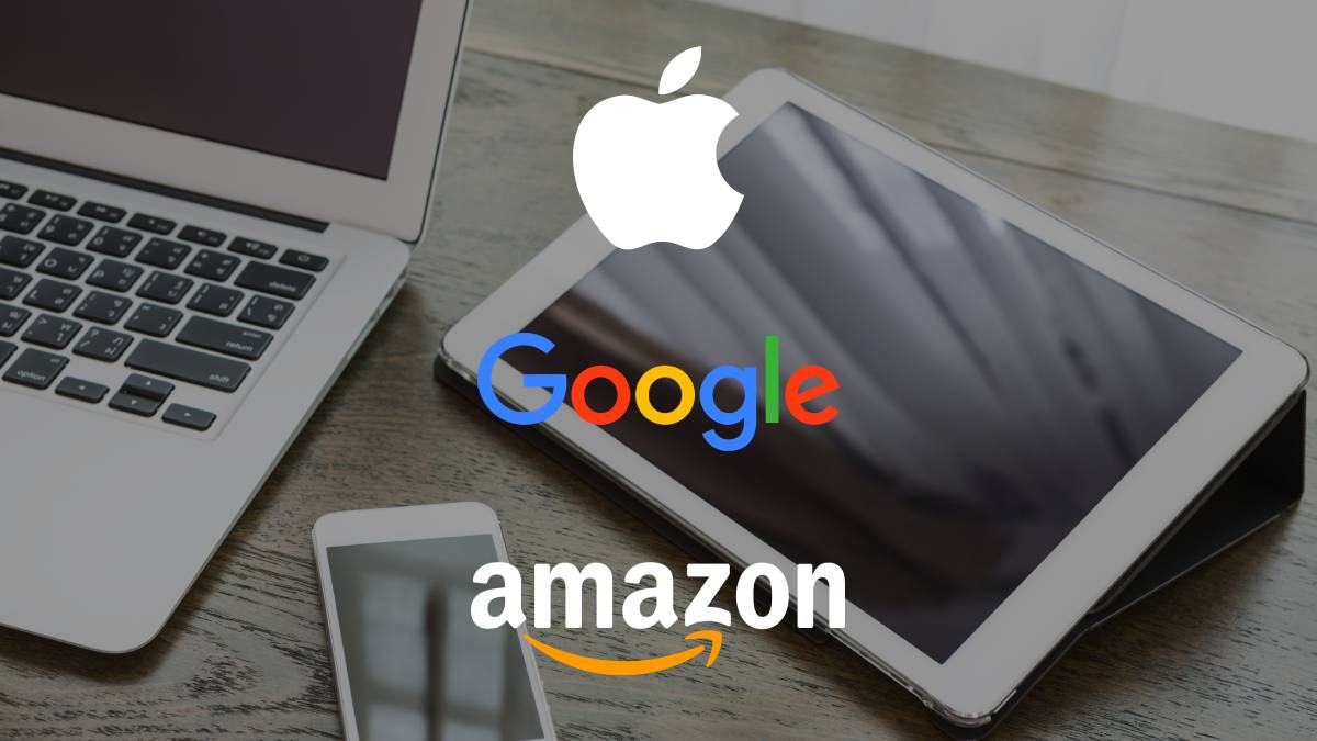 Acciones tecnológicas en picada: Amazon, Google, Apple